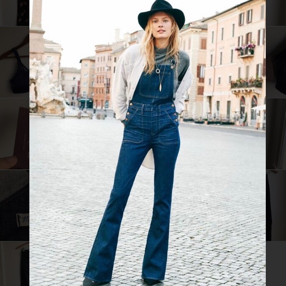 Madewell Denim - Madewell Flea Market Flare Overalls
